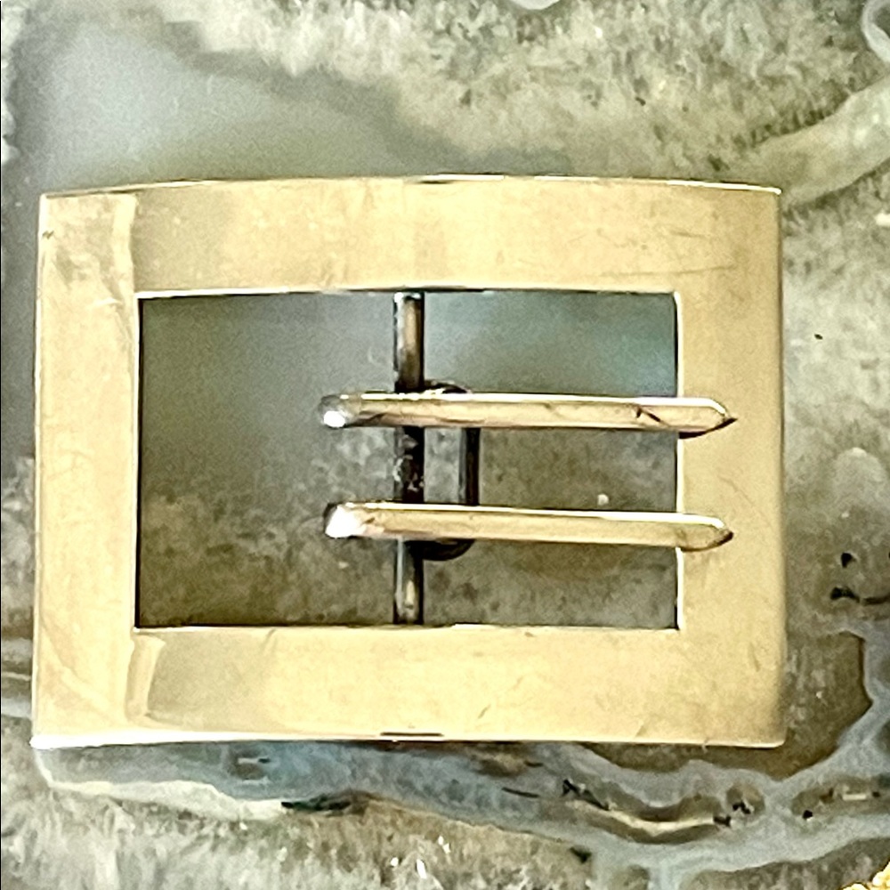 Vintage Sterling Silver Belt Buckle